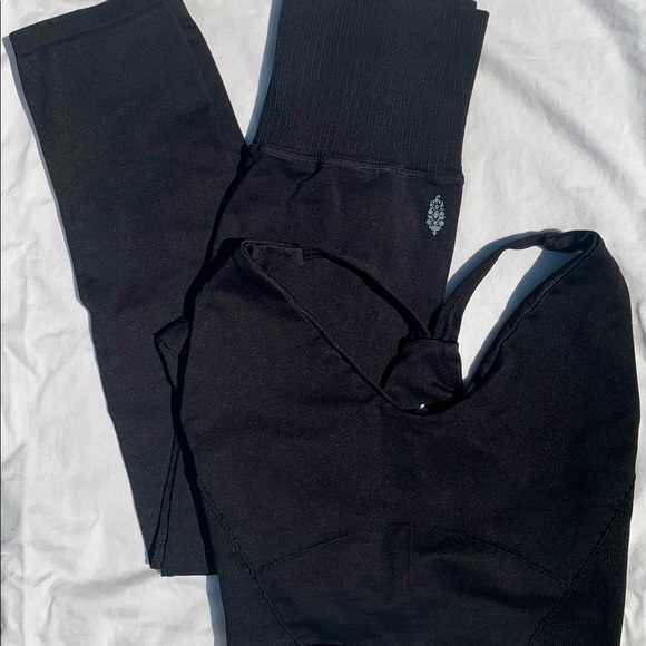 Free People Pants - Free People Movement Set - Good Karma High Waisted Leggings + Great Karma Tank